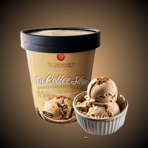 Open image in slideshow, The Coffee Shop (Low Carb Espresso-Biscoff Ice Cream)
